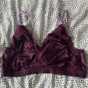 Deep Purple Lane Bryant Triangle Bralette